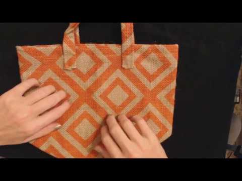 ASMR Request ~ Scratching On Burlap Tote Bag