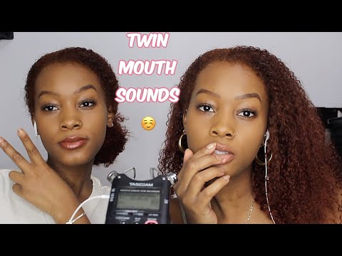 ASMR Tingly Twin Teeth Tapping & Hand Flutters
