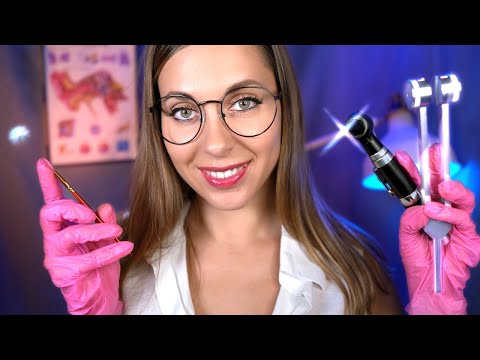 ASMR 💤 Earwax,  Ear Cleaning 👂 Sleep, Otoscope, Tuning Fork, Personal Attention, Ear Exam Roleplay