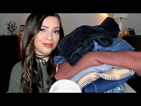 ASMR - Cozy Winter Clothing Haul & Try-On