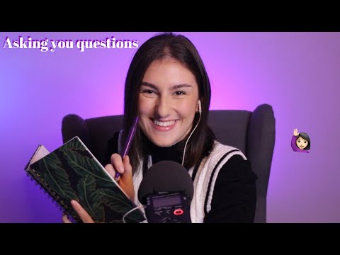 [ASMR] asking you questions 🙋🏻‍♀️ // ich interviewe dich ⁉️// IsabellASMR