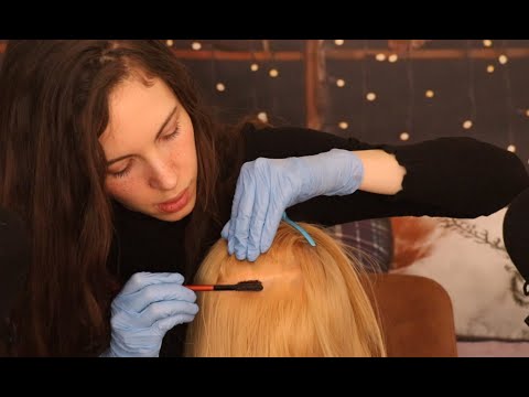ASMR | Relaxing Tingly Scalp Treatment & Shampooing