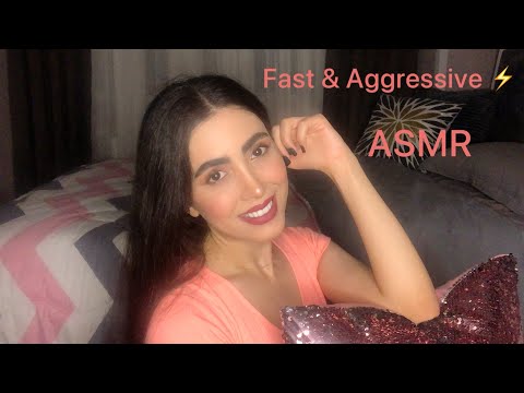 ASMR | Fast & Aggressive ( Tapping, Scratching, Hand Sounds ) ⚡️💕