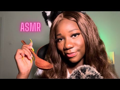 ASMR| Eating Your Face with a Wooden Spoon 😋
