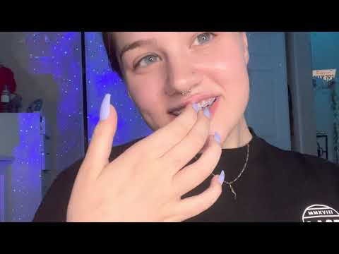 ASMR - tapping + scratching on clear + metal braces | no talking