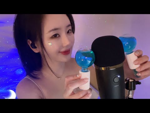 [ASMR]It's hot, right? Cool sounds and water drops in the water 더우시죠? 물속에서 웅웅대는듯한 소리들로 청량 하게 코~~