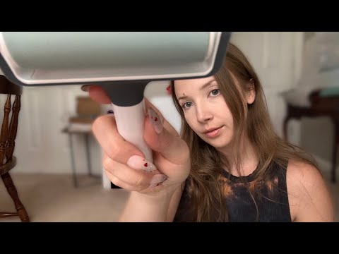 ASMR| Brushing Your Face & Rolling You FLAT 💖 best personal attention✨