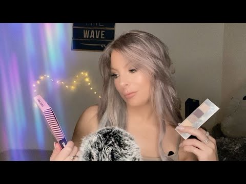 ASMR- Sephora Makeup and Hair Care Haul (Close Whispers for intense tingles)