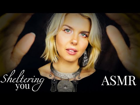 ASMR Reiki Calm Amidst the Storm/Shelter Within/Soft Spoken Ear to Ear Healing Session/Thunderstorm