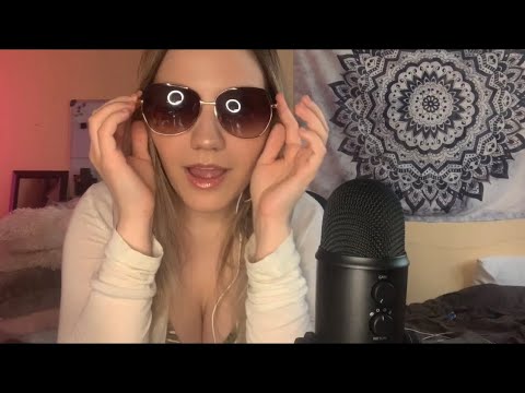 ASMR ROLEPLAY | Beach day preparations with best friend | Fabric/bikini sounds, spraying, tapping |