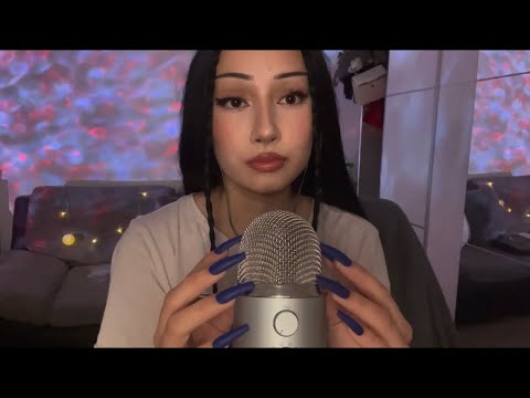 ASMR intense mic scratching with and without the cover 💖