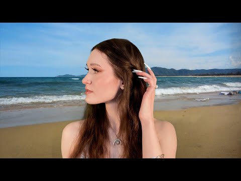 ASMR You & I Relax On The Beach Together [Water Sounds] [Friend Roleplay]