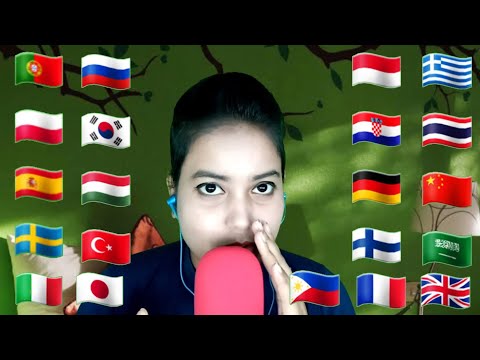 ASMR How To Say "Time Is Wait For None" In Different Languages With Whispering
