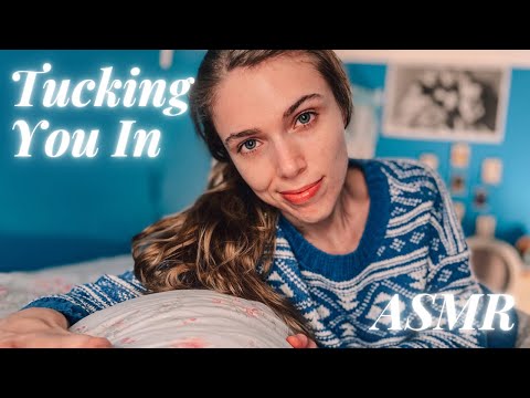 ASMR | Tucking You In, Triggers for Sweet Dreams & Sleep | Personal Attention, Hand Movements