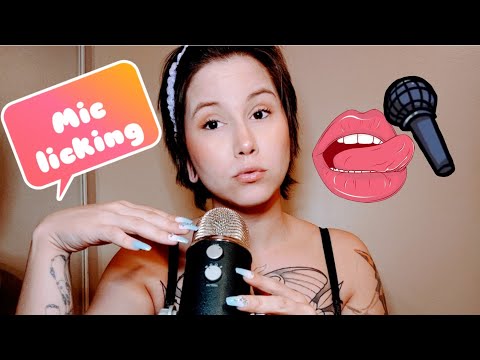 ASMR | Mic licking 🎤👅