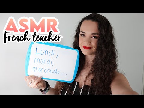 ASMR - FRENCH TEACHER ROLEPLAY | Lesson 3