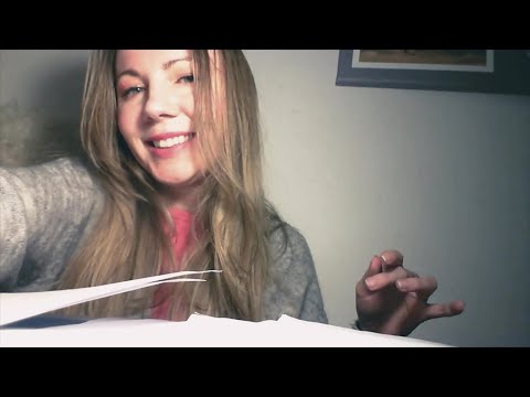 ASMR GUARANTEED TINGLES |PAGE FLIPPING, GLASS, GLOVES ETC. | YOUR FAVORITE INTENSE TRIGGERS