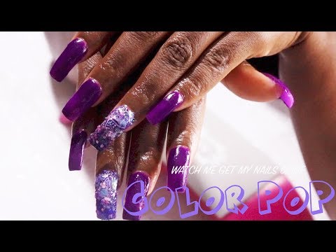 Color Pop ASMR Acrylic Nails