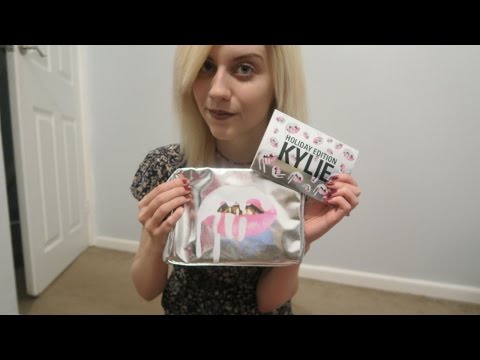 ASMR Kylie Cosmetics Holiday Vixen Bundle Unboxing