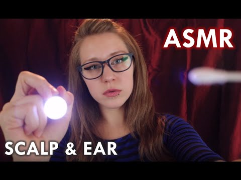 ASMR - Med Student gives you a Scalp Check & Ear Exam