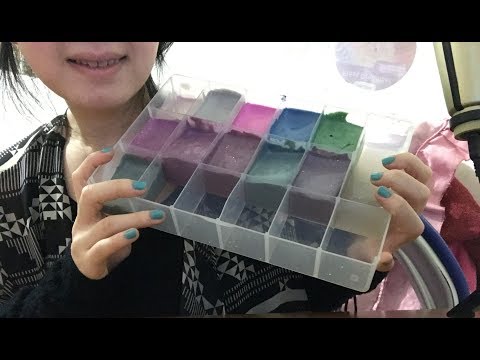 ASMR Playing with Colorful SLIME (SATISFYING)