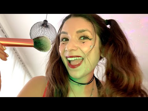ASMR E-Girl Makeover Hairstyle & Makeup (German/Deutsch)