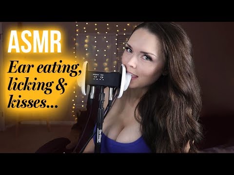 ASMR // Ear Licking & Eating & Intense Mouth Sounds