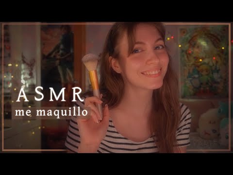 ASMR | Me maquillo contigo antes de grabar 🤍🎧