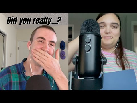 ASMR COLLAB: Answering DEEP and PERSONAL questions with the one and only @edgeasmr8176