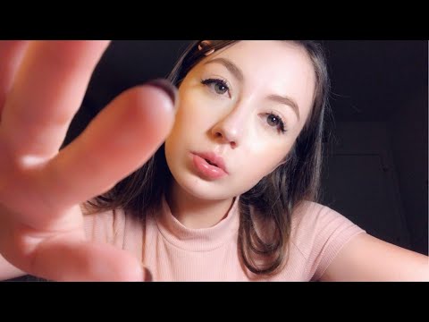 ASMR slightly inaudible whisper(personal attention positive affirmations hand movements shh its okay