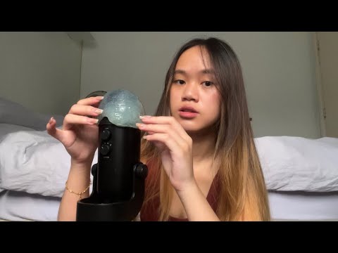 ASMR slime on mic ( highly requested )