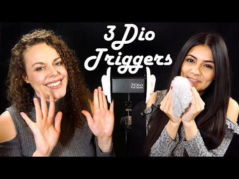 ASMR 3Dio Intense Triggers⚡ Duo Binaural Sounds for Extreme Tingles😌 w/ Corrina & Courtney