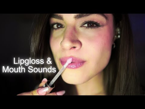 Close-up ASMR Lipgloss e Mouth Sounds | 100% Tingles