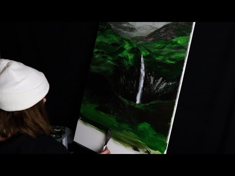 3 Hours of Palette Knife Painting ASMR