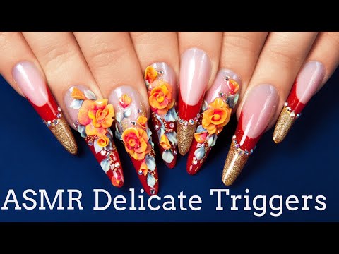 ASMR Delicate Triggers in the Dark | Tapping | Scratching | Scrunching |