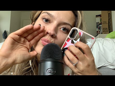 ASMR| UP CLOSE SOFT LIP SMACKING AND TAPPING