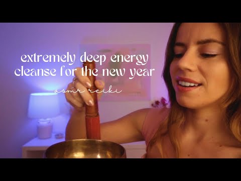 ASMR REIKI extremely deep & tingly energy cleanse for 2023 ✨ release fear, cut cords with past, ...