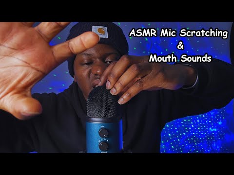 ASMR Bare Mic Scratching & Intense Mouth Sounds