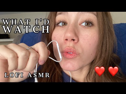 ASMR | an asmr video that I would watch +mouth sounds +hand movements +rambling +no plan
