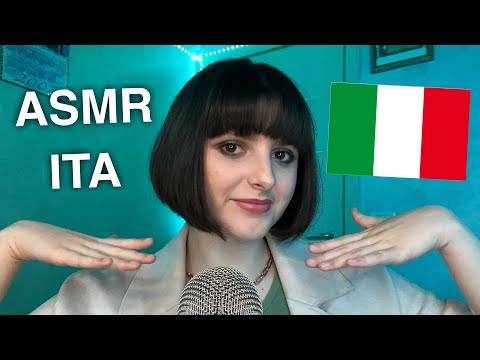 ASMR ITALIANO 🇮🇹 (in Italian + mic scratching)