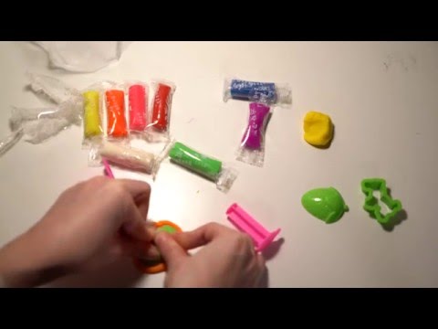 ASMR Testing Chinese Play-Doh Set | Whispering | Playing | LITTLE WATERMELON