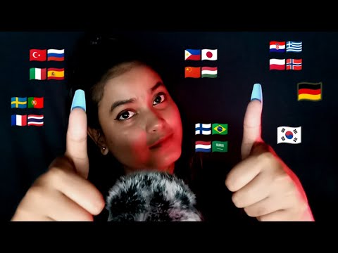 ASMR "Good Luck" in 25+ Languages with Tingly Mouth Sounds