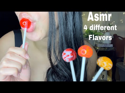 Asmr | Trying Lollipops & Mouth Sounds | No Talking