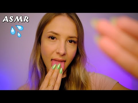 ASMR - SPIT PAINTING YOUR FACE 💦 mouth sounds