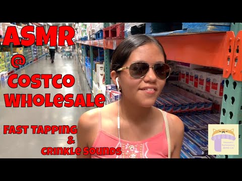Doing ASMR at Costco | Fast Tapping and Crinkle Sounds