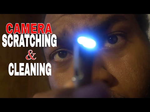📷 ASMR Camera Scratching & Camera Cleaning Roleplay with Flashlight Scanning (Softly Spoken)