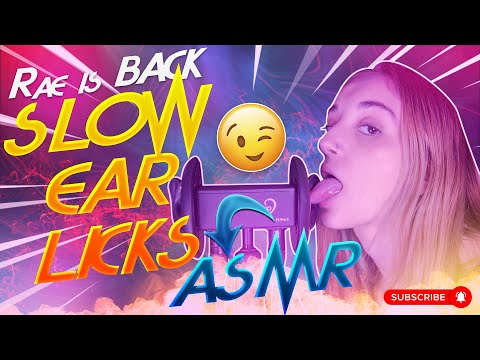Slow Licking ASMR - Mouth Sounds and Ear Tingles - Rae ASMR - The ASMR Collection