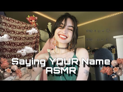 1 Hour ASMR | Repeating YOUR Names ( Pay Attention/Focus, Mic Gripping and Fast Hand Sounds )
