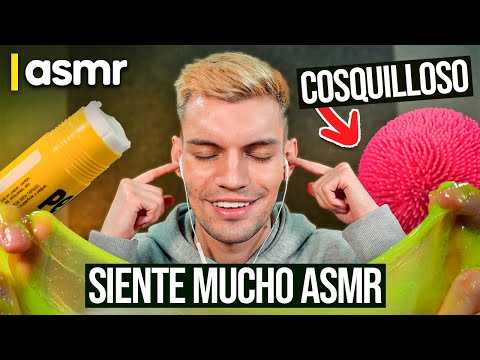 ASMR siente asmr cosquilloso con mouth sounds y más asmr español