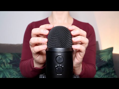 ASMR - Fast & Slow Microphone Tapping (With & Without Windscreen) [No Talking]